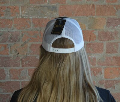 Trucker Cap: Black/White - Image 4