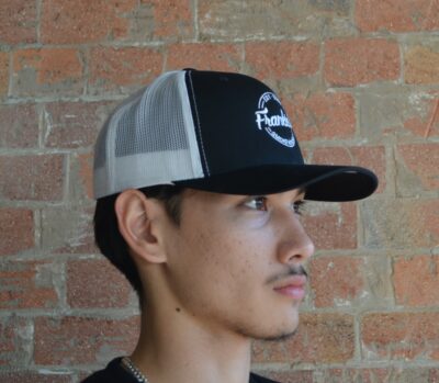Trucker Cap: Black/White - Image 3