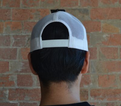 Trucker Cap: Black/White - Image 6