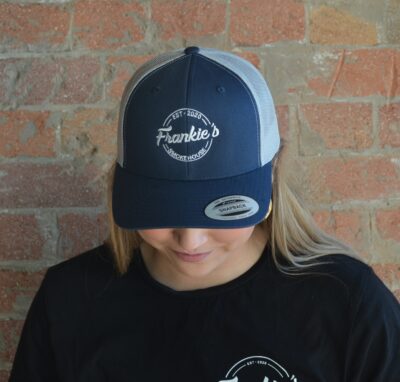 Trucker Cap: Navy/Silver - Image 2