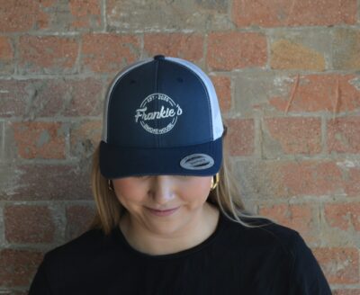 Trucker Cap: Navy/White - Image 3