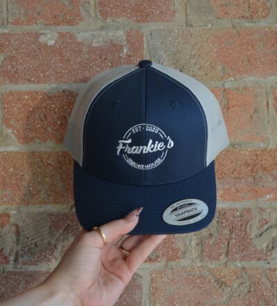 Trucker Cap: Navy/Silver